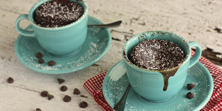 Bolo de caneca de cafe