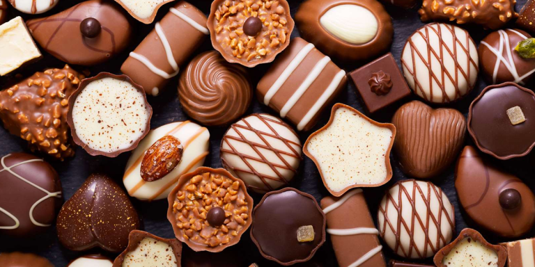 calorias e acucares dos chocolates de natal