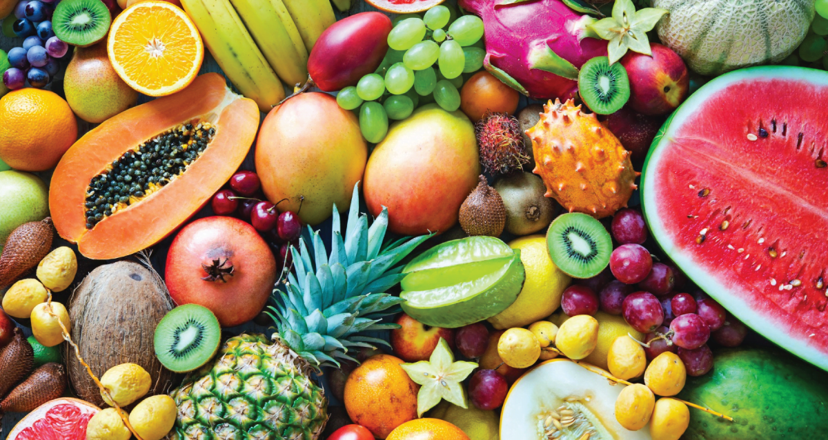 diferentes kcal das frutas 9.6