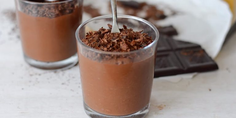 mousse chocolate proteica