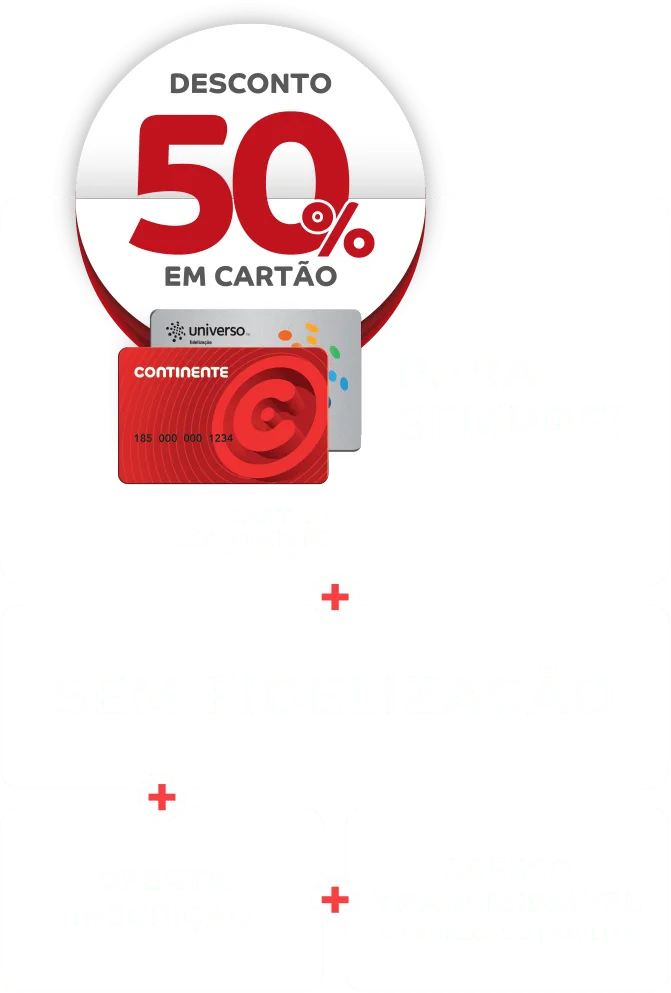 solinca campanha desconto 50 por cento em cartao para sempre sem fidelizacao oferta inscricao acesso transmissivel ao agregado familiar min