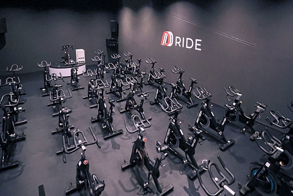 Estúdio de bikes renovado