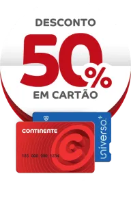 LP Otimização 6 solinca selo 50 por cento em cartao continente clean min 1